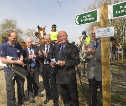 Official opening Phase One of Pegasus Way, April 2009